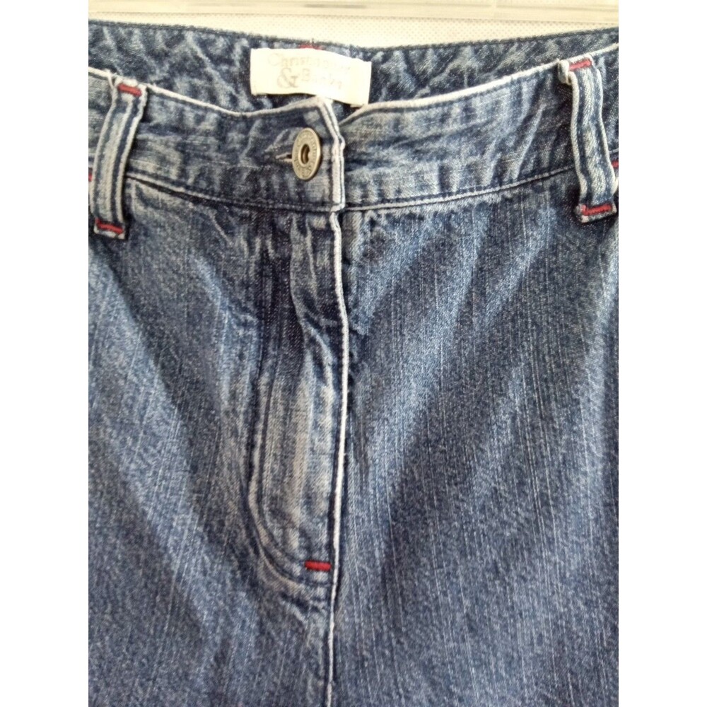 Christopher &Banks Womens Size 8 Capri Cropped Denim - Picture 4 of 12